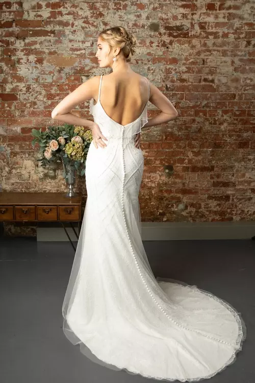Grace W383 Romantic Beaded All Over Lace Wedding Dress True Bride